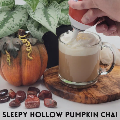 Video Sleepy Hollow Pumpkin Chai Black Tea Latte