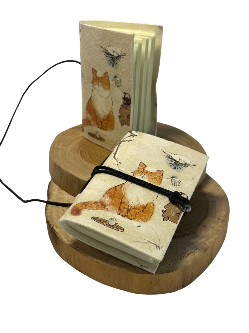 Vintage Mini Notebook Cats
