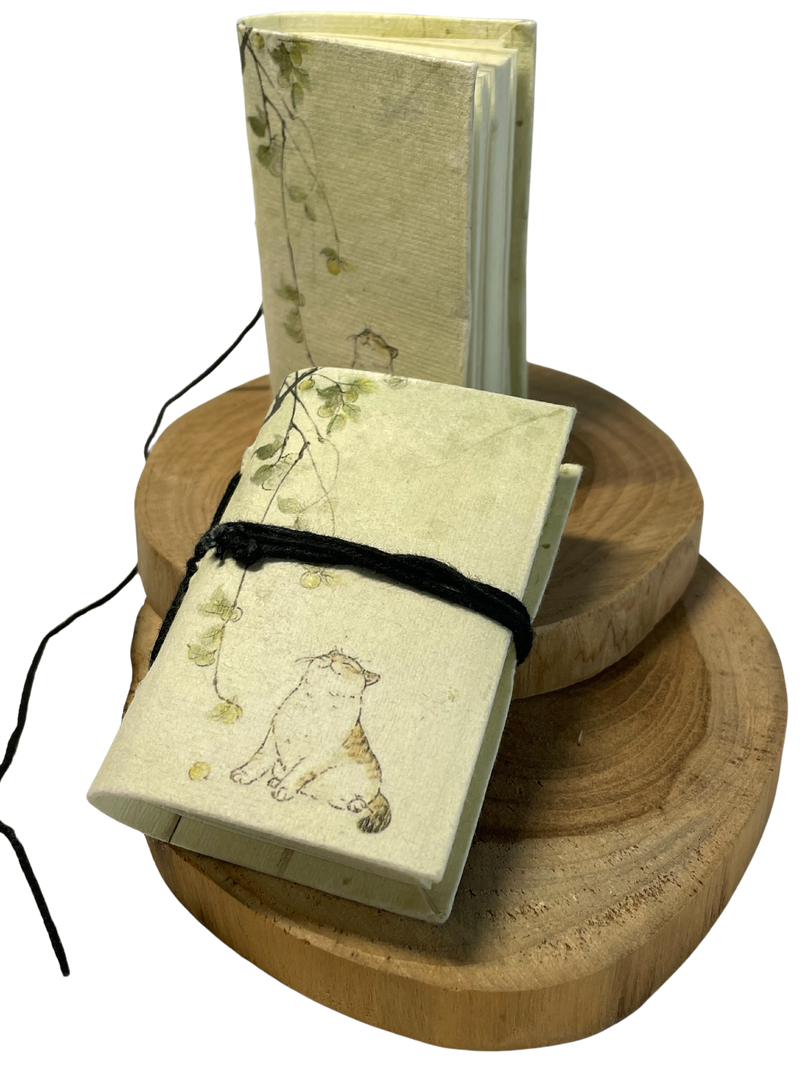 Vintage Mini Notebook Cats