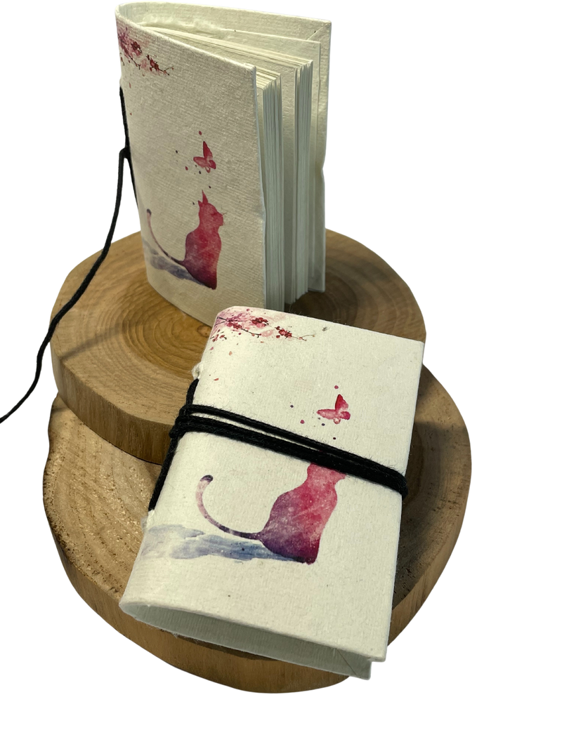 Vintage Mini Notebook Cats
