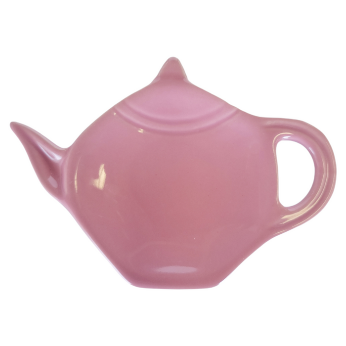 Pink Teapot Shape Teabag Holder