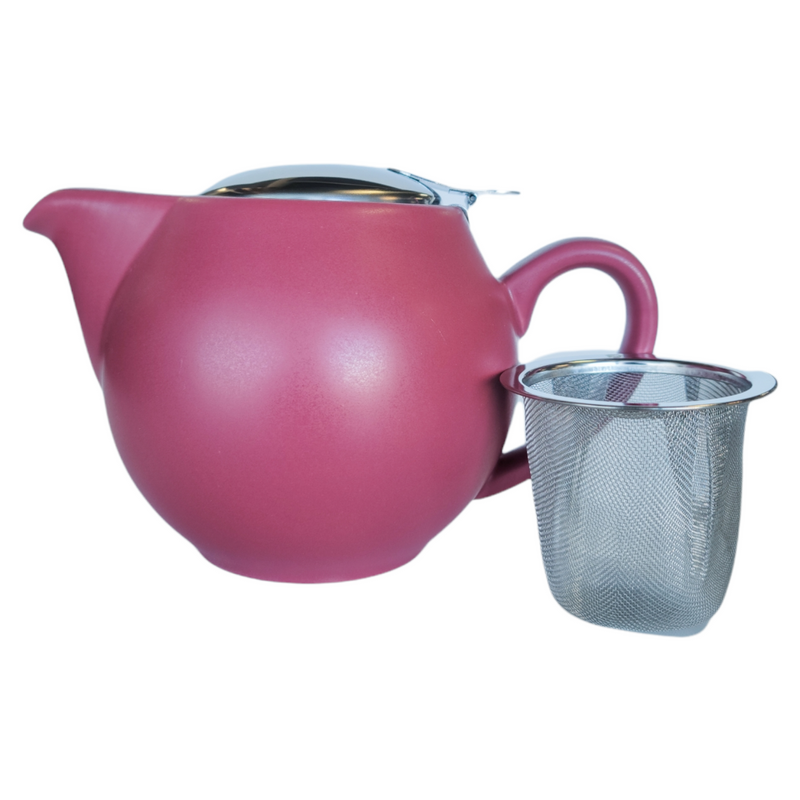 Berry Porcelain Teapot with Infuser