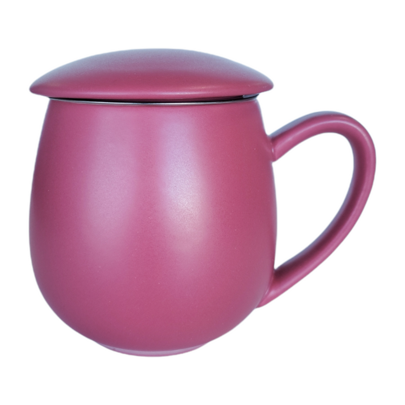 Berry Tea Mug with Infuser