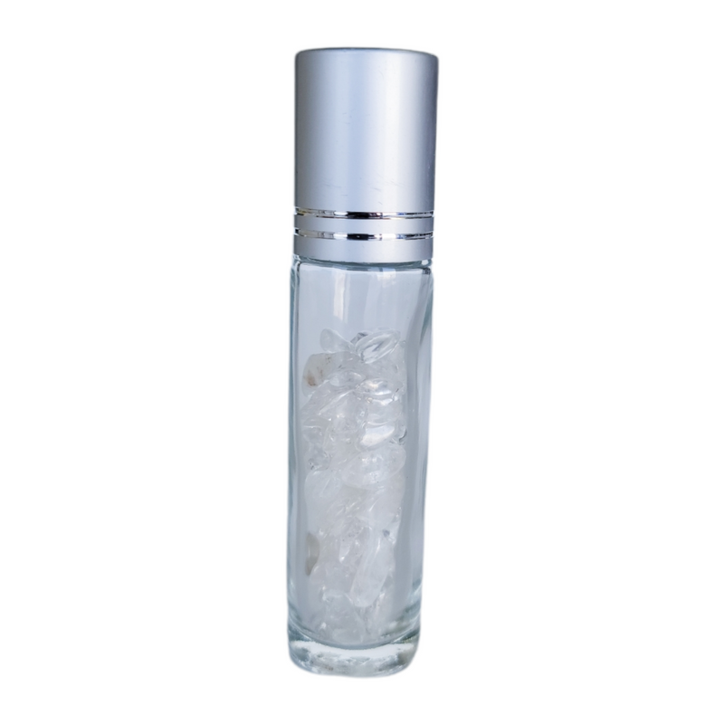 Clear Quartz - 10ml Crystal Stone Rollerball