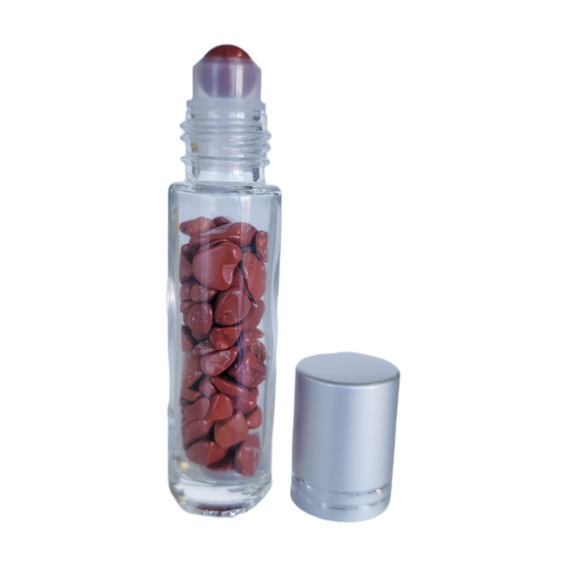 Red Jasper - 10ml Crystal Stone Rollerball
