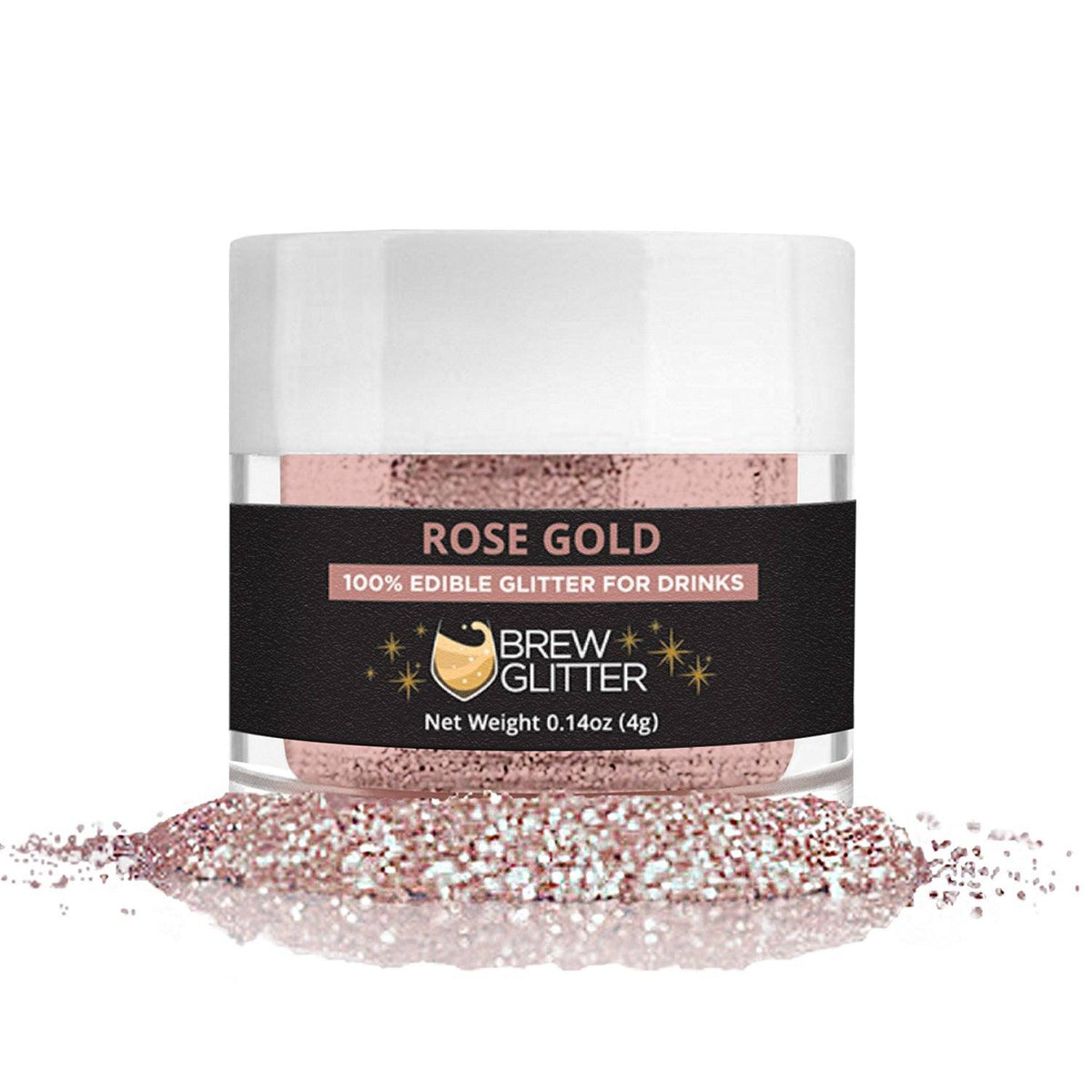 Rose Gold Edible Glitter 4g