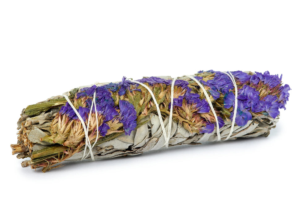 Sage Stick - Purple Flowers
