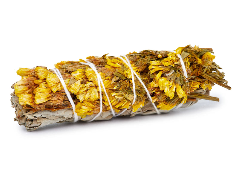 Sage Stick - Yellow Flowers