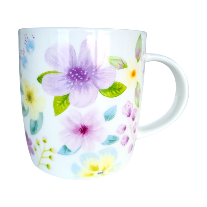 Spring Floral Watercolor Mug