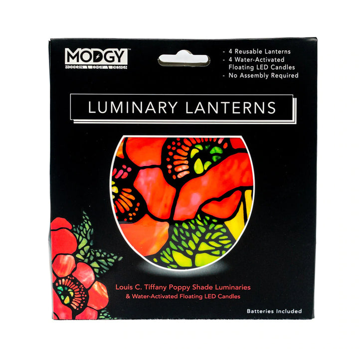 Louis C, Tiffany Poppy Luminary Kit