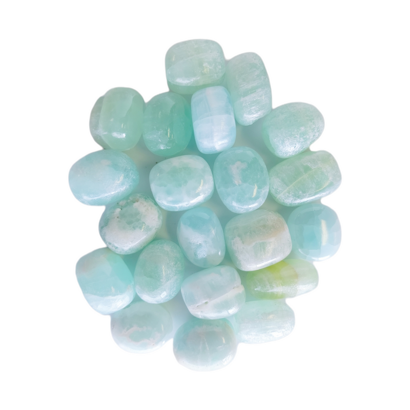 Tumbled Aqua Calcite