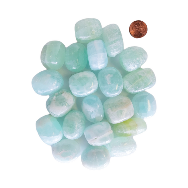 Tumbled Aqua Calcite