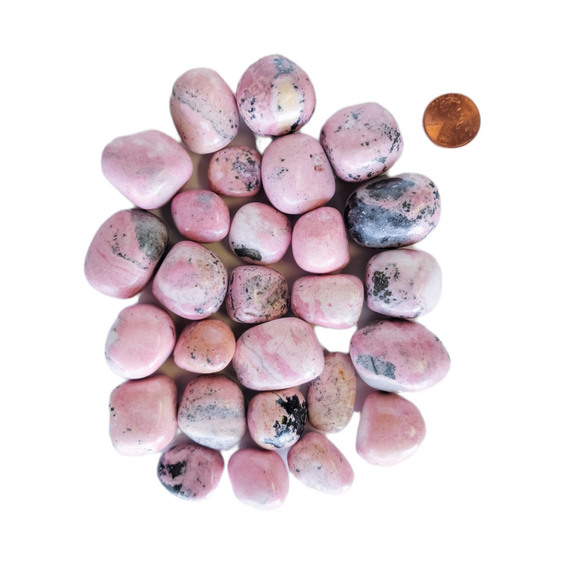 Tumbled Rhodonite