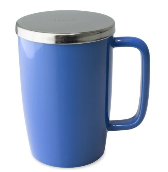 Blue Mug w/Infuser 18oz