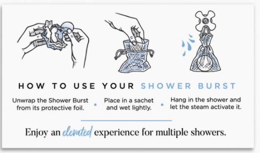 Relax Shower Burst - hydraAromatherapy