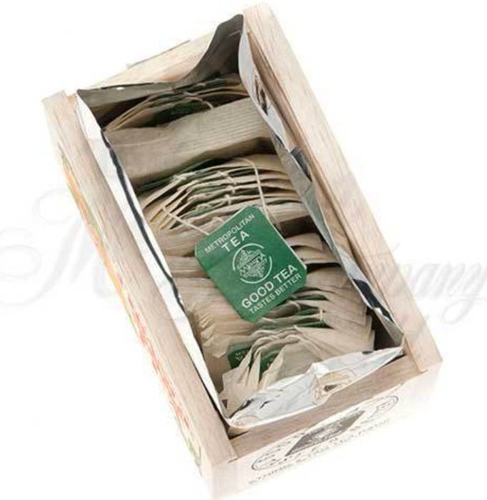 Santa's Workshop Tea Gift  Wood Box 25 Teabags